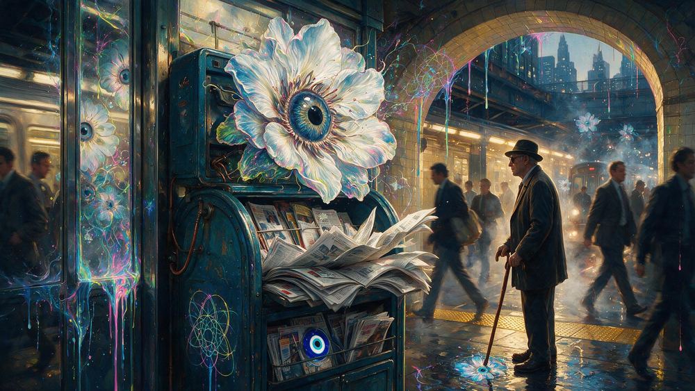 The Newsstand That Reads Aloud