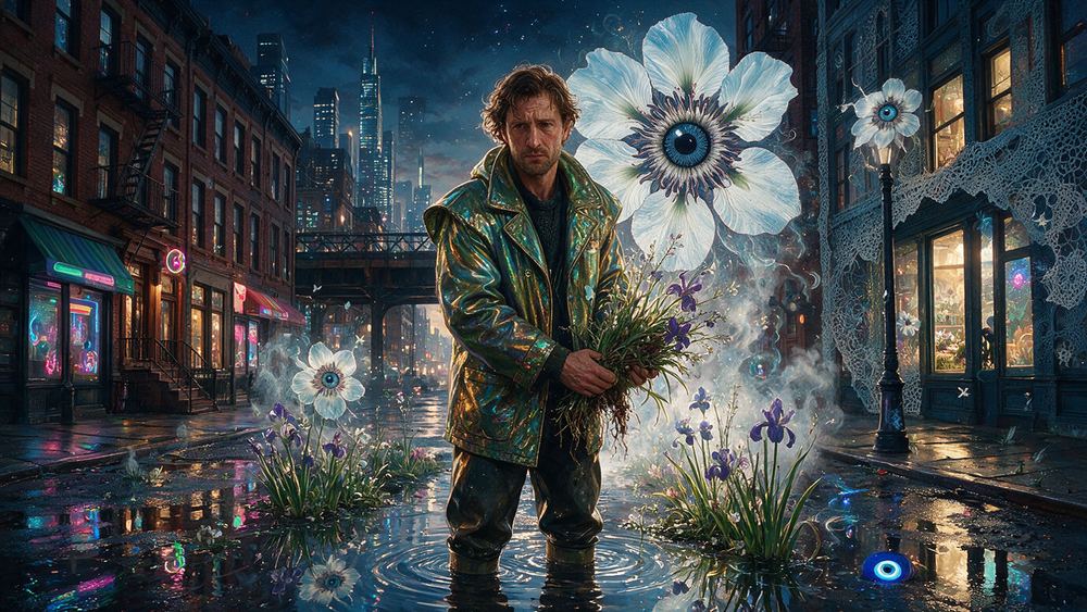 Piotr Wierzbicki, a rain garden crew lead planting for a hundred year storm