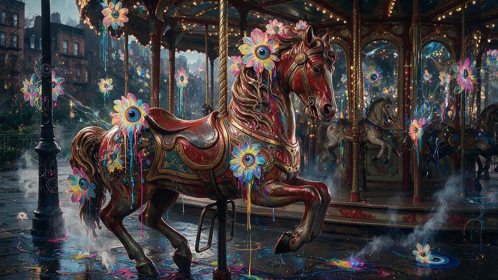 The Carousel Horse Left