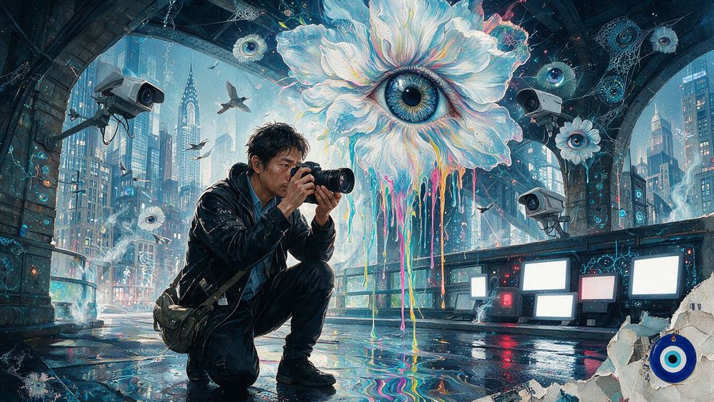 Wei-Lin Kobayashi, a licence plate reader technician on a bridge approach