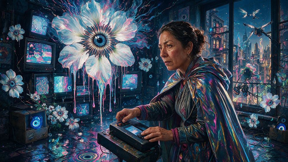 Marisol Quispe, a woman who sorts pixels by brightness until the face slides off