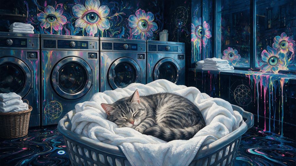The Laundromat Cat