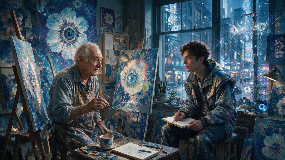 The Old Painter of the Bowery