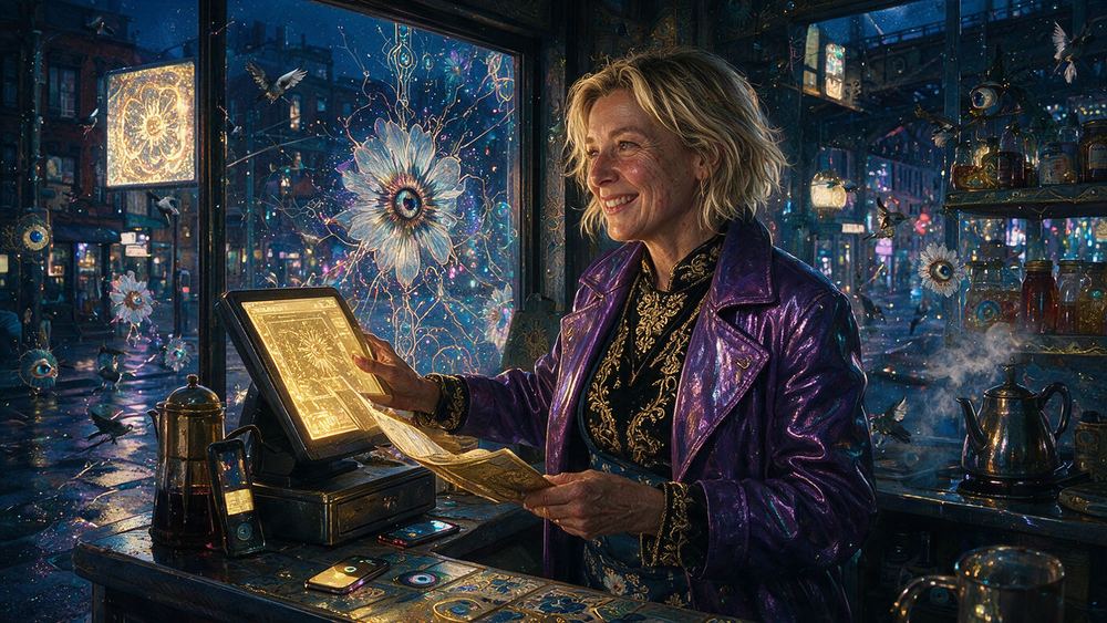 Danuta Yakovlev, a woman who gates her new edition to holders of her old one