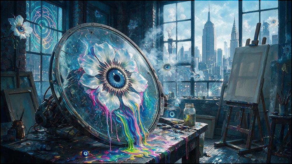 The Palette Mixed the Colour
