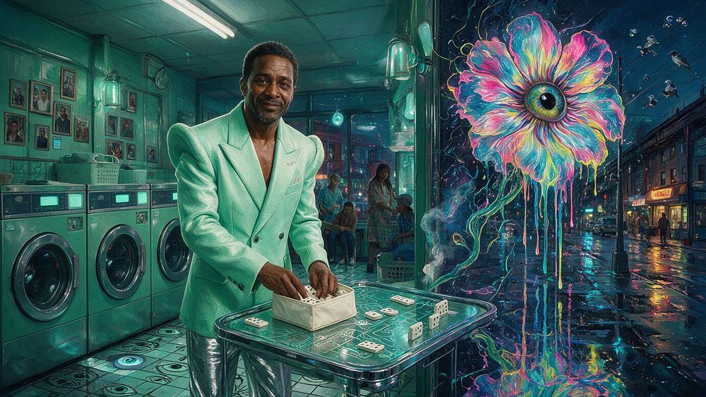 Rohan Hyacinth, a man who runs the domino table and its unwritten rules